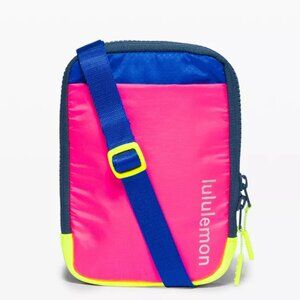 Lululemon Easy Access Crossbody Bag - Neon Pink Blue Yellow